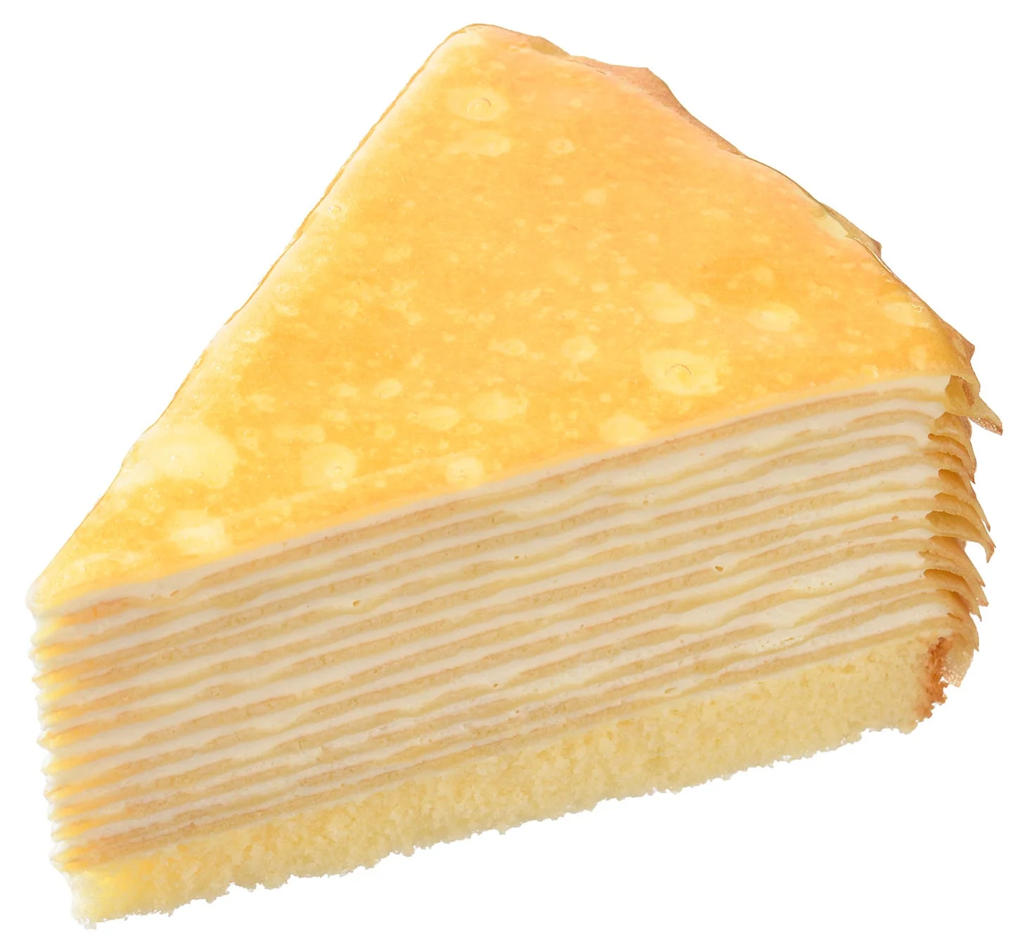 クレープとクリームが丁寧に重ねられた銀座コージーコーナーのミルクレープ