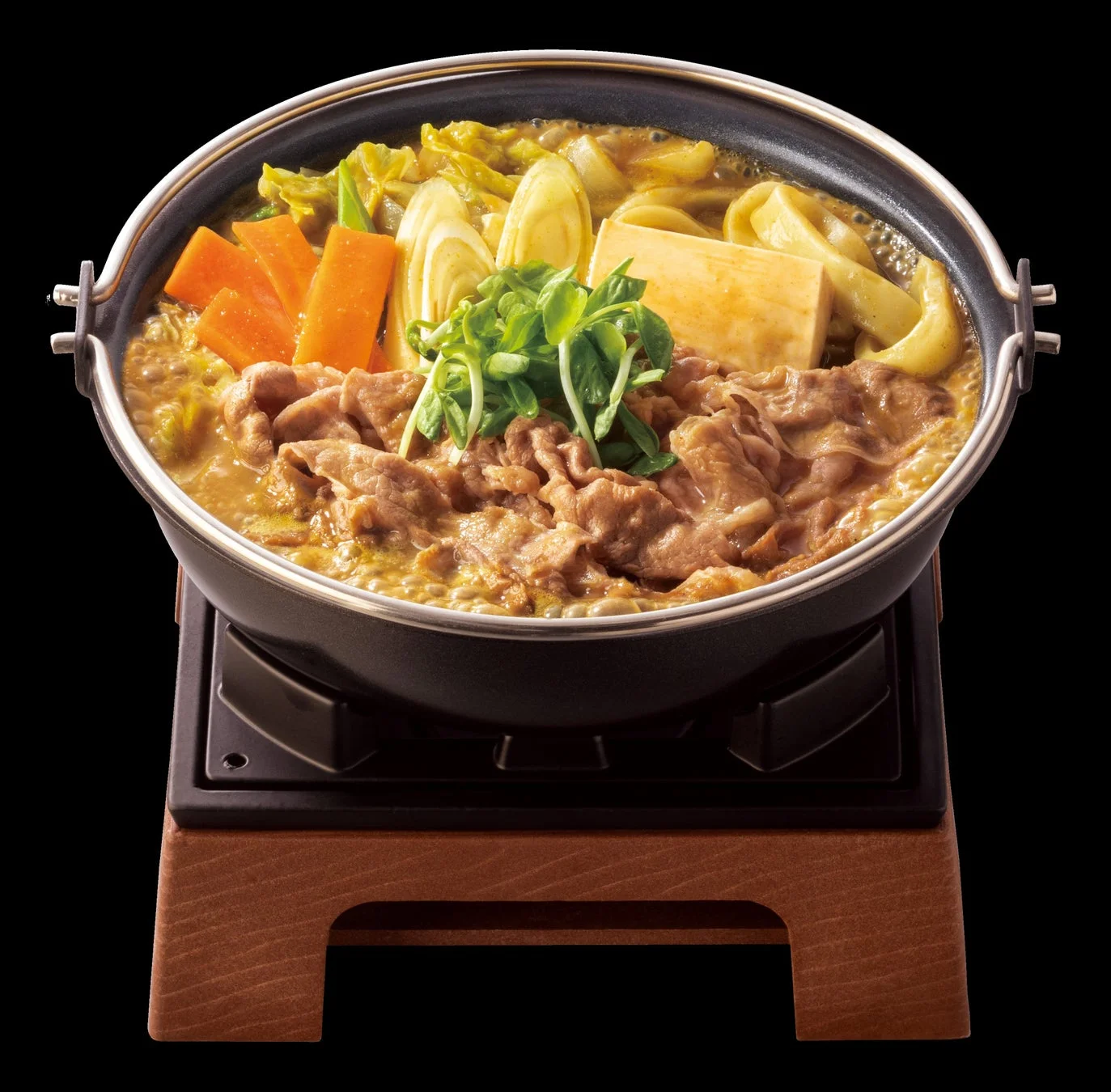 吉野家 牛カレー鍋(単品)のアップ