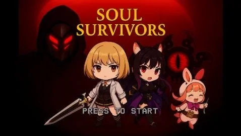 ミニゲーム「ソウルサバイバー」のタイトル画面