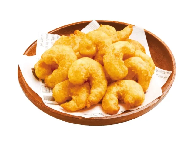 ふわふわさくさくの衣とぷりっとしたエビのサイドメニュー『エビフリッター』