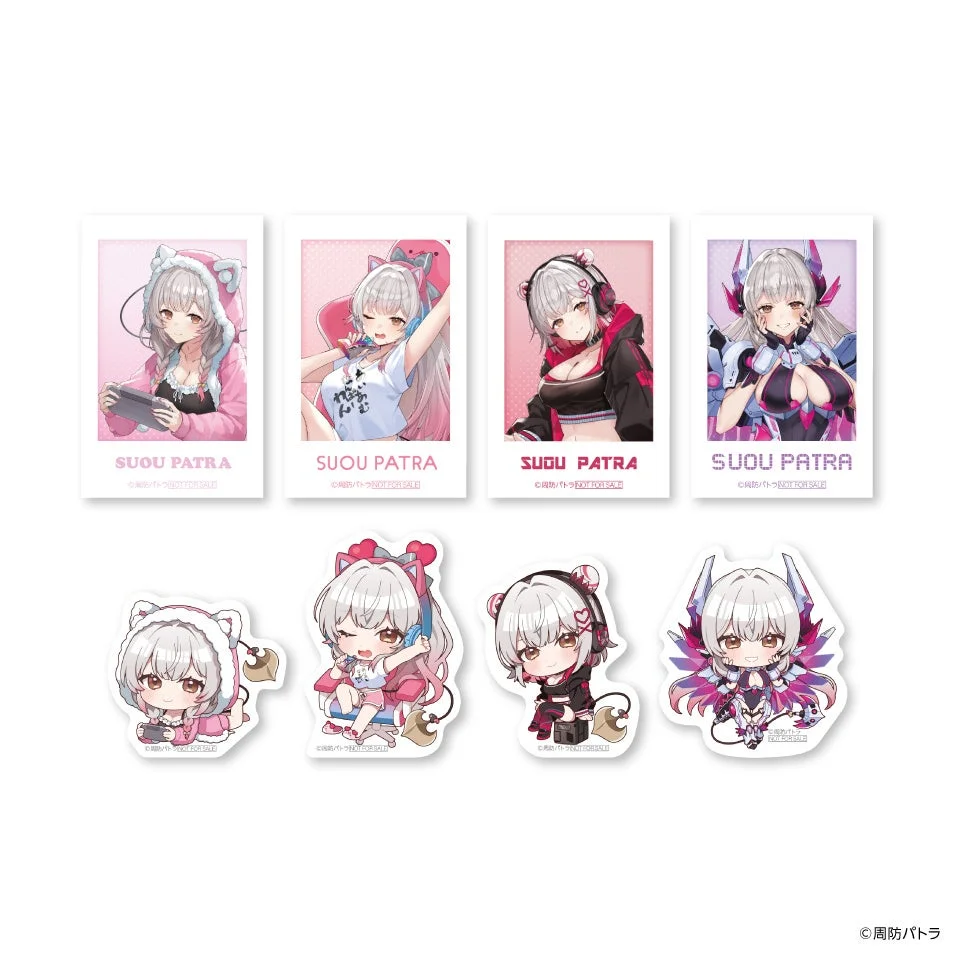 マストバイキャンペーンで配布されるオリジナルステッカー全8種