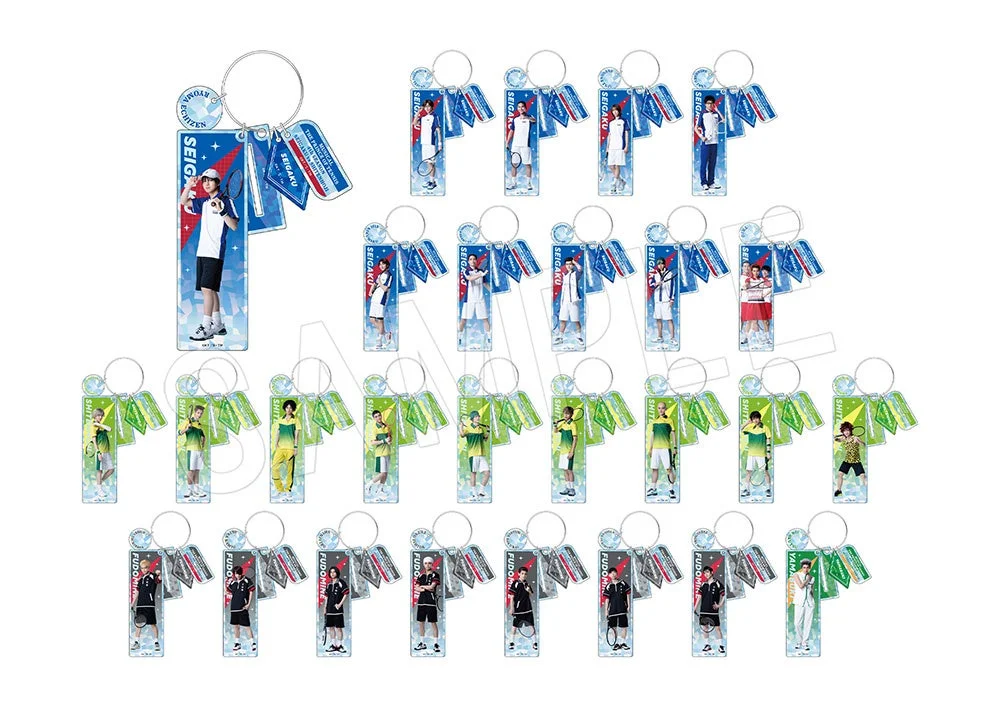 ホロアクリルスタンドキーホルダー全27種の集合画像