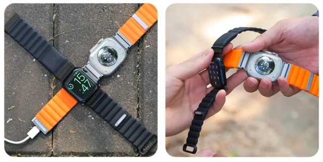 複数のApple Watchを充電できるNEXXT PERCENT Proの使用例