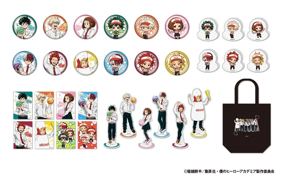 ROUND1で販売される描き下ろしイラストのオリジナルグッズ