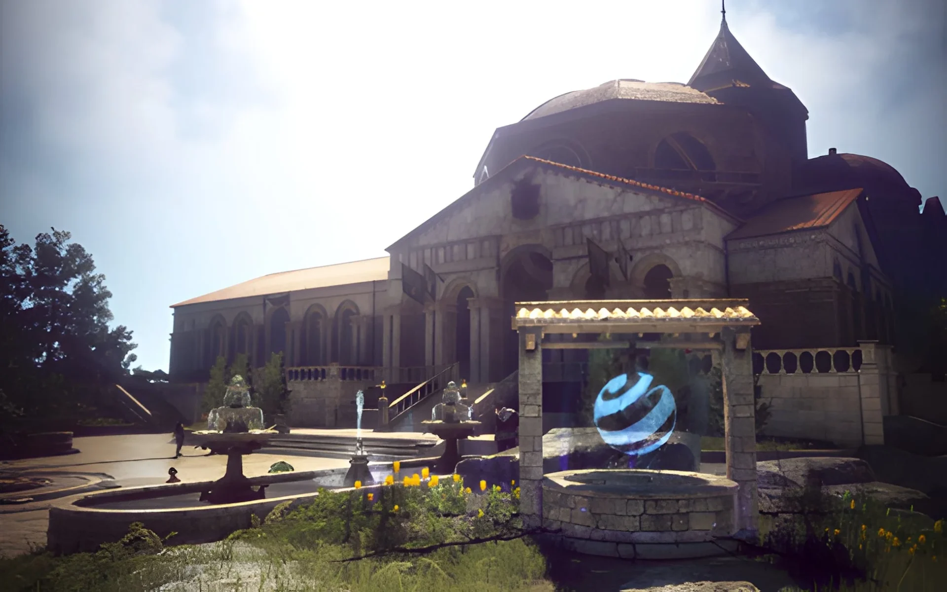 新規コンテンツ「オルビア・アカデミー」の壮大な建物外観