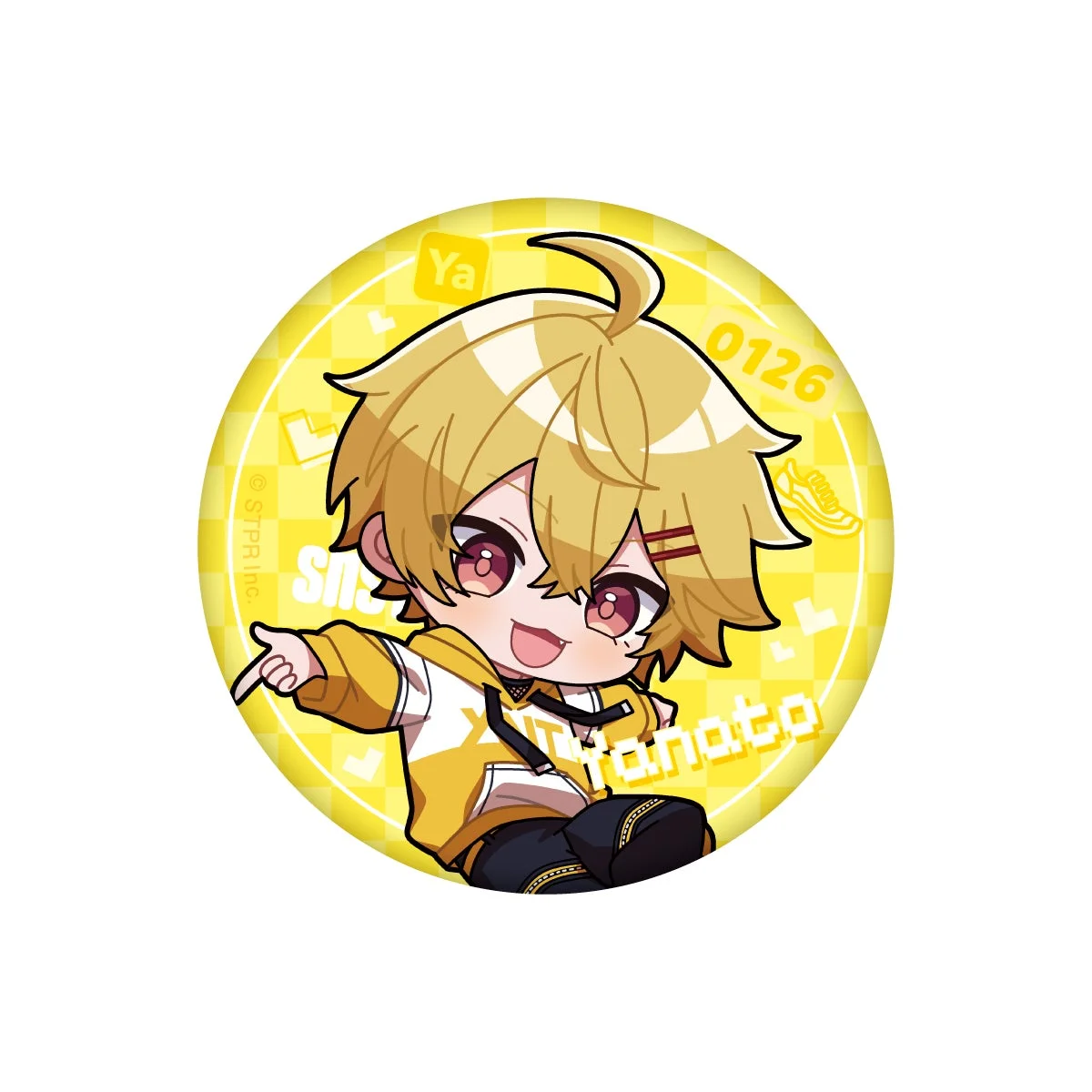 Yanato Birthday Goods 2026 缶バッジセットのちびキャラデザイン