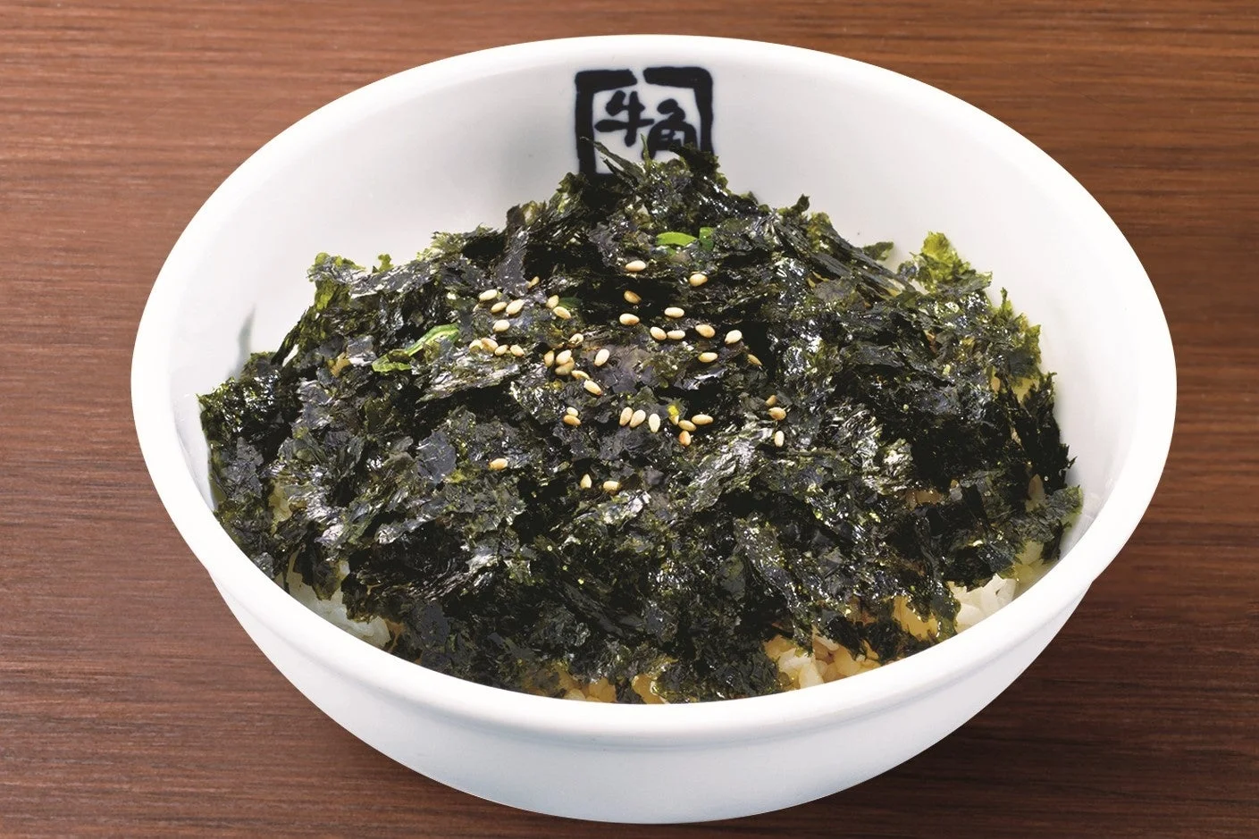 牛角のカルビ専用ごはんのアップ写真