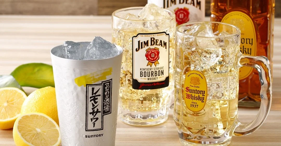 ジムビームハイボールとレモンサワー