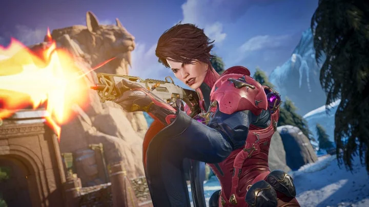 銃を構え、集中した表情の女性ウォーデン