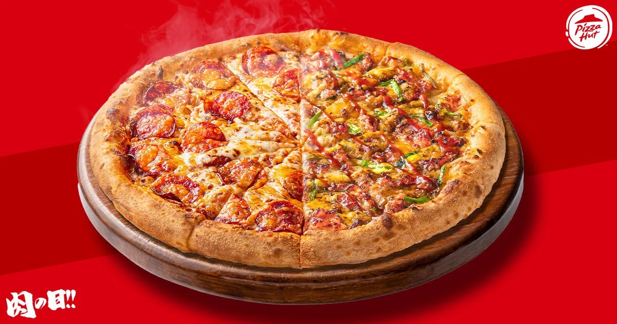 ペパロニクラシックと新・特うまプルコギのハーフ＆ハーフピザ