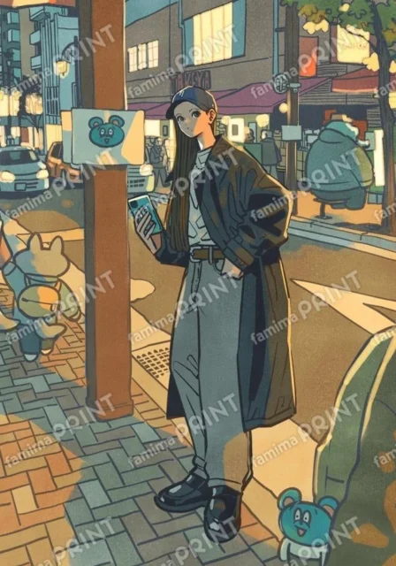 タケウチ リョースケ氏のストリートファッションをテーマにしたイラスト作品
