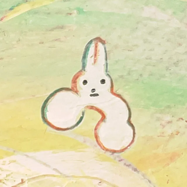 いのうえはるな氏のウサギのキャラクターアイコン