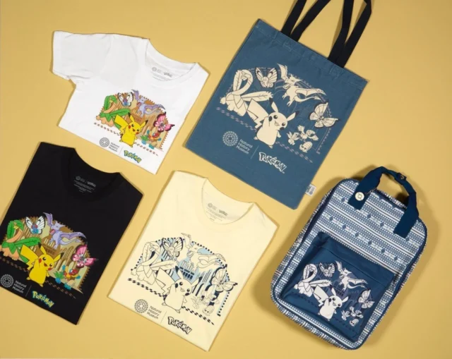 ポケモン生態図鑑のオリジナルTシャツとトートバッグ