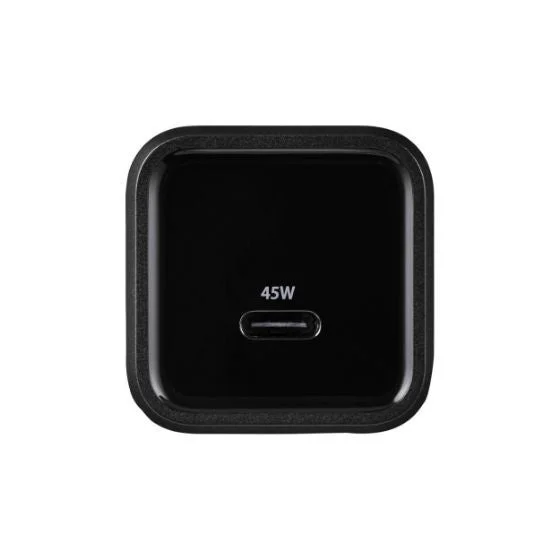 エレコムのAC充電器のUSB Type-Cポートと45Wの表記