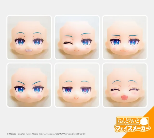 ねんどろいど レーシングミク2026Ver. コラボ限定表情パーツ全6種