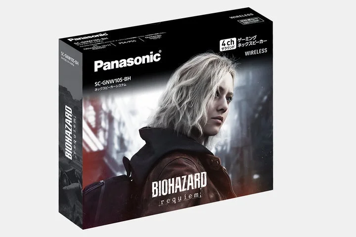 ゲーミングネックスピーカー バイオハザード レクイエム エディションの製品パッケージ