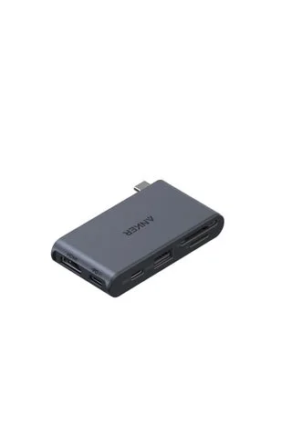 Anker Nano ドッキングステーションから取り外したコンパクトなUSB-Cハブ単体