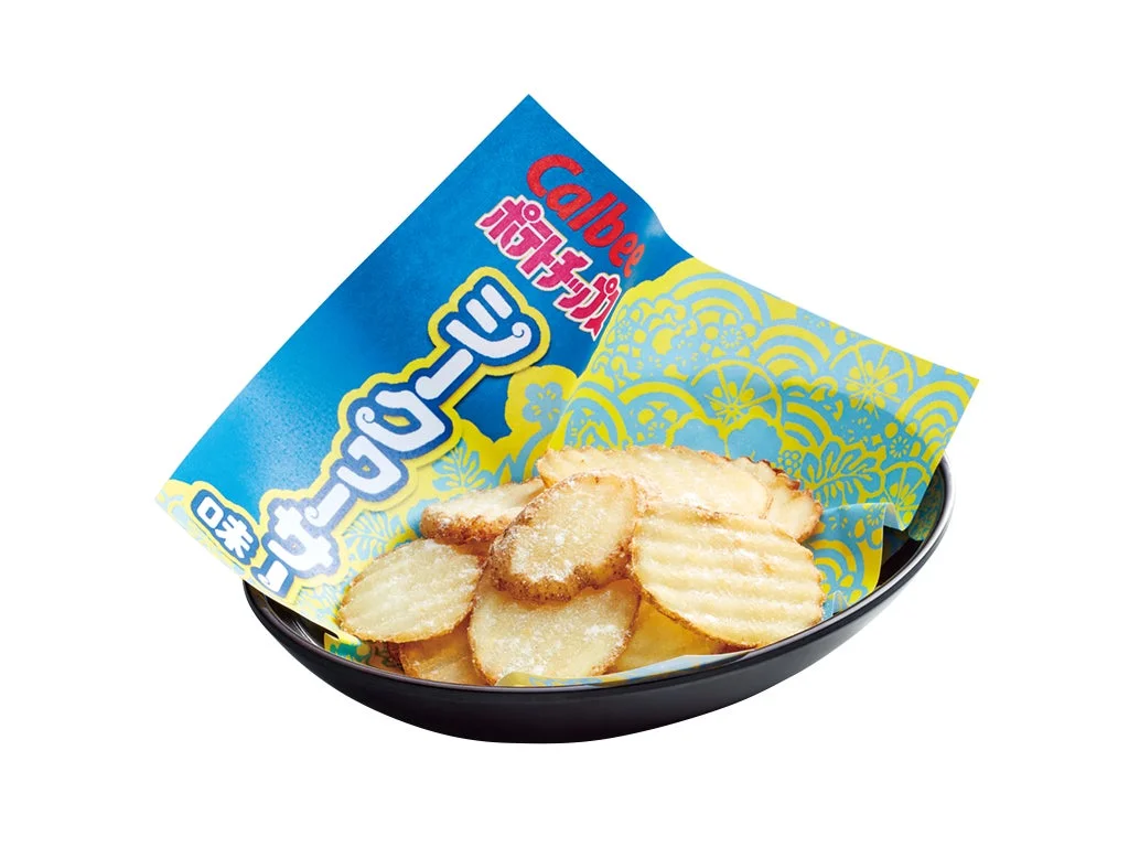 シークヮーサー味のCalbee厚切りポテト