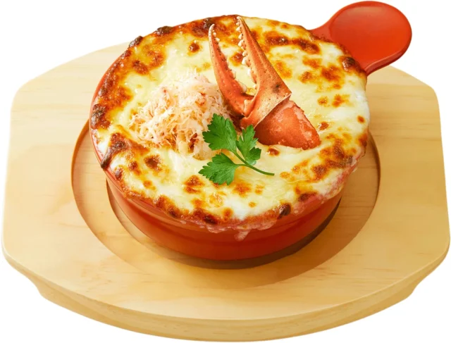 ジョリーパスタの窯焼きチーズパスタ 蟹のクリームソース