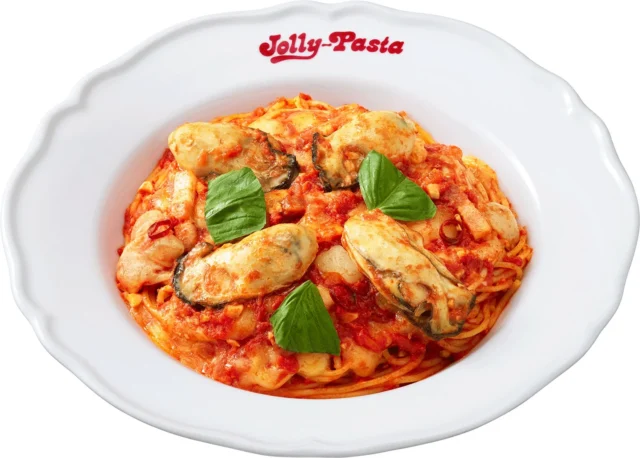 ジョリーパスタの播磨灘産 牡蠣のモッツァトマト