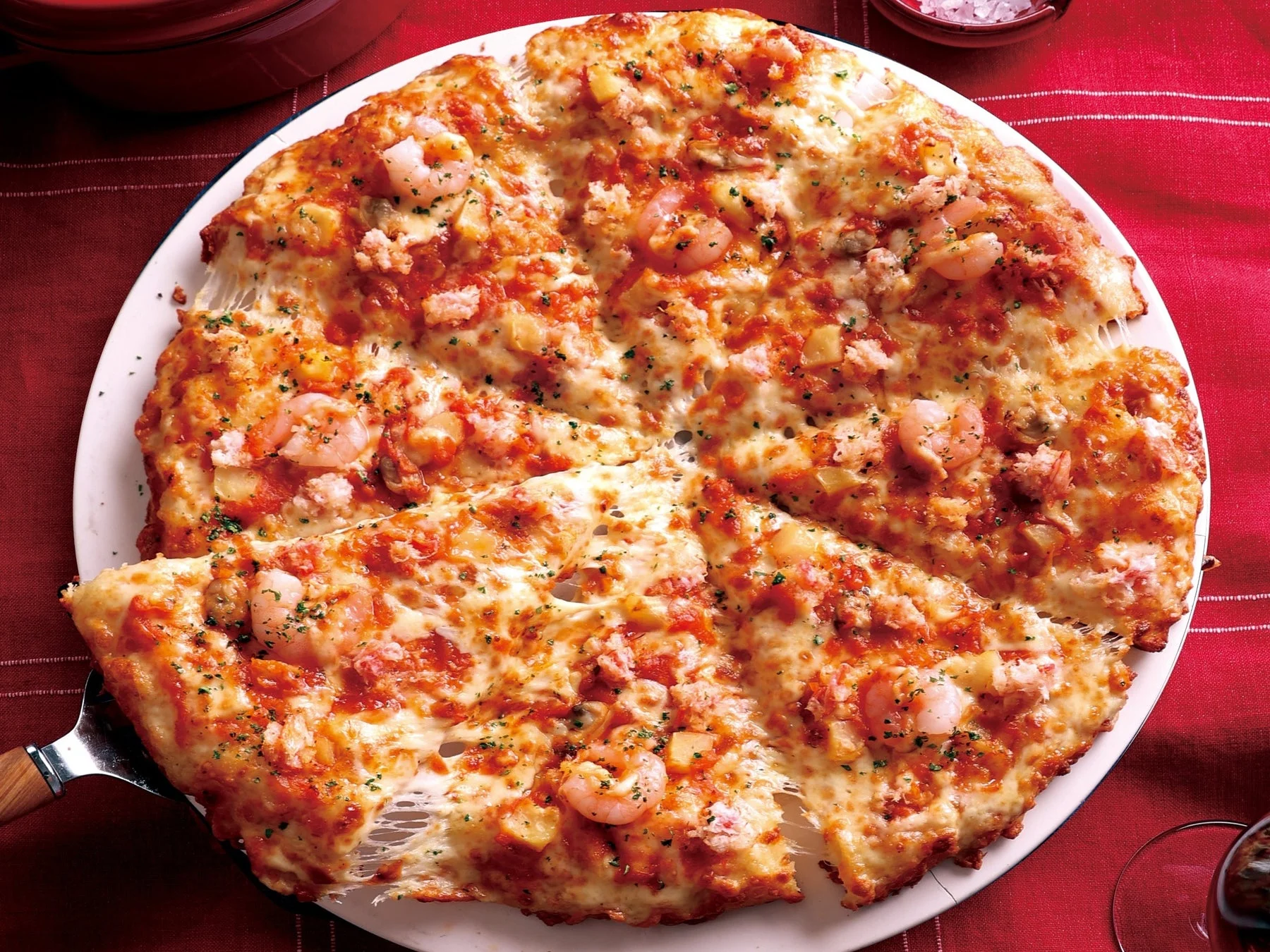 紅ズワイのフィッシャーマンズ ~ブイヤベース仕立て~ ピザ