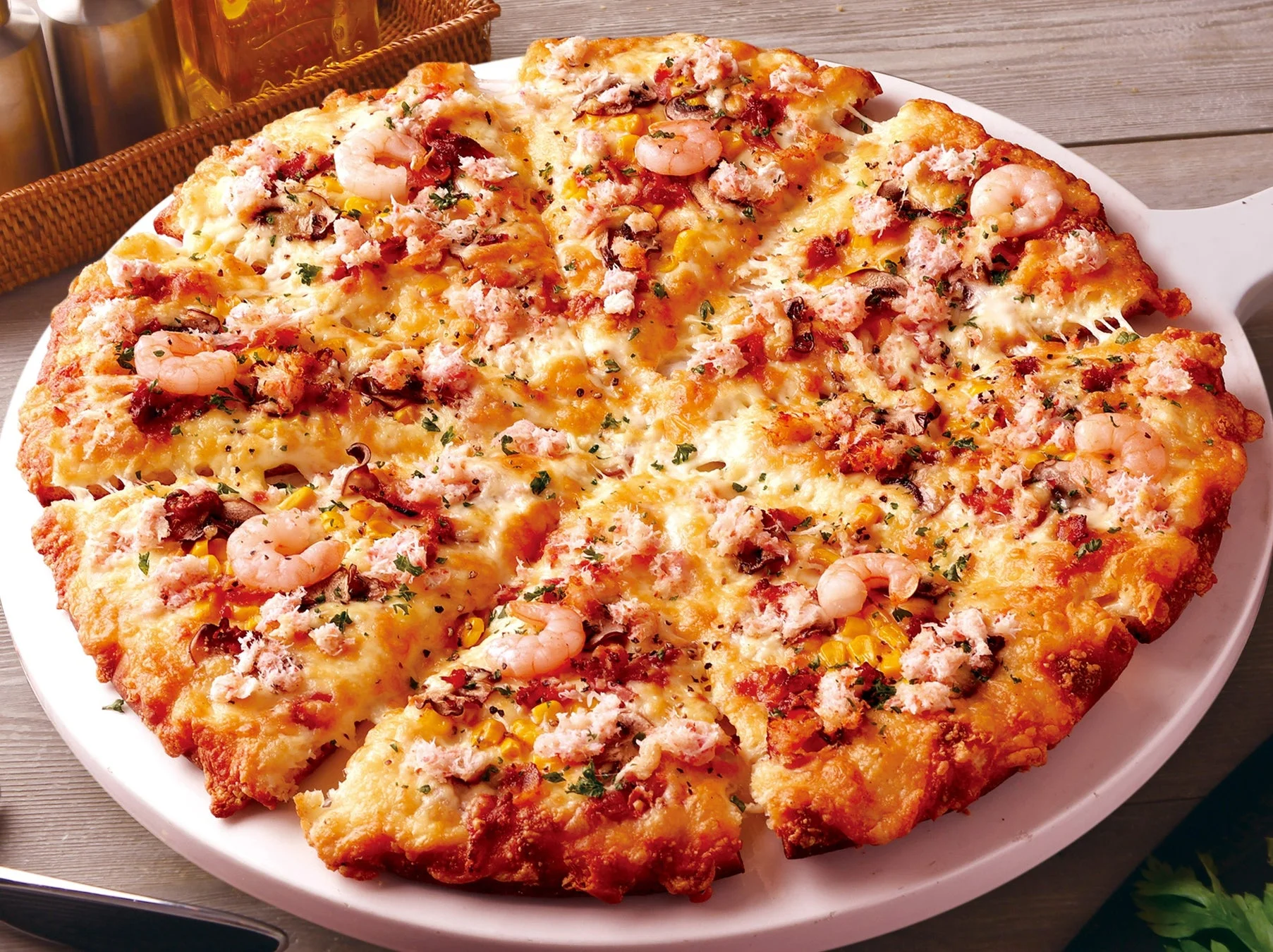 紅ズワイのウインタークラブ ピザ