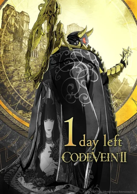 『CODE VEIN II』発売1日前カウントダウンイラスト