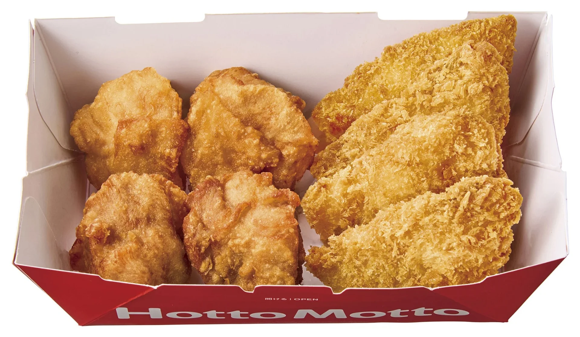 ほっともっと 白身フライ&チキンBOXの単品写真