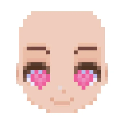 決済特典スキンパーツ「メロメロフェイス」