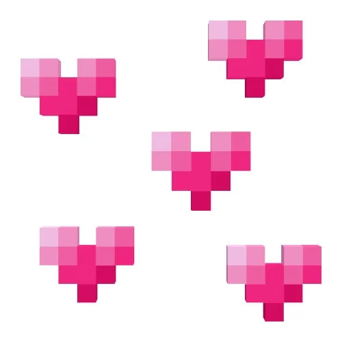 決済特典スキンパーツ「ラブラブハート」