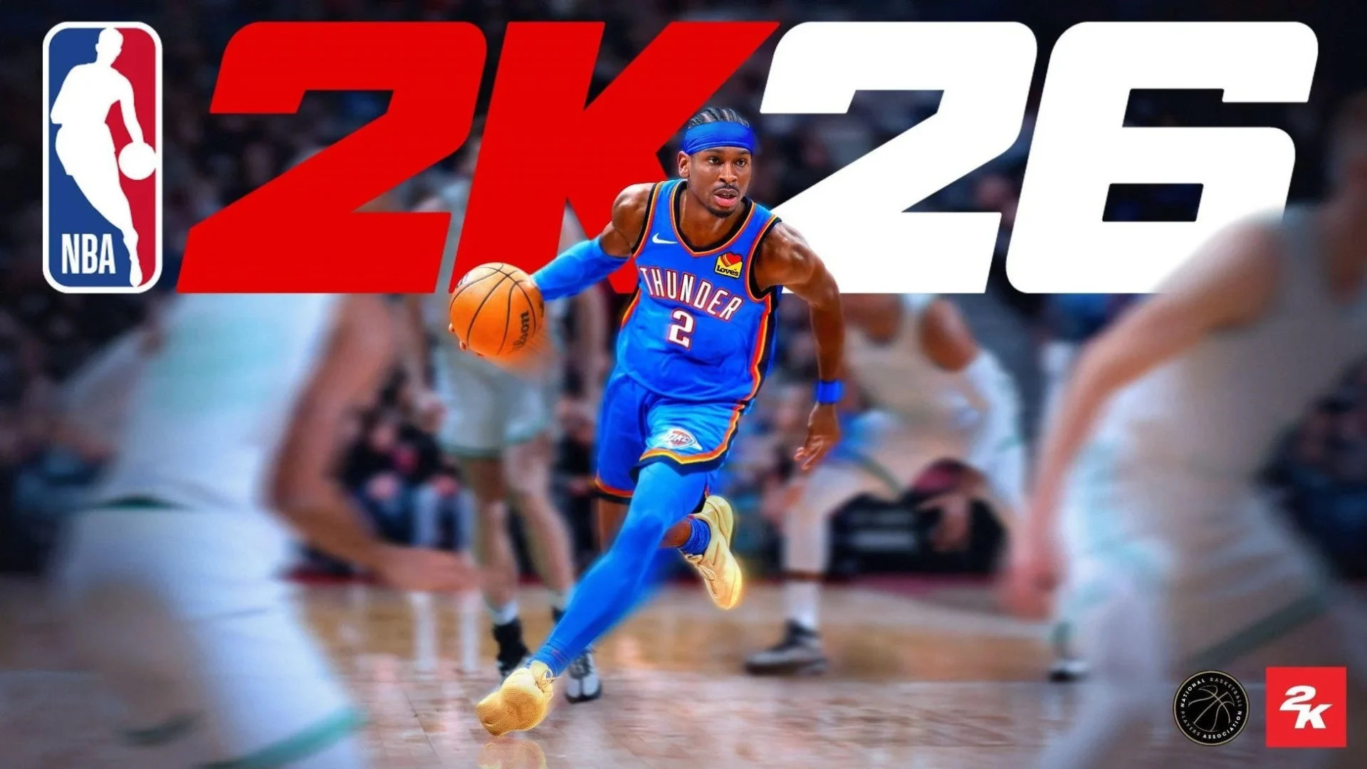 NBA 2K26 BEST PRICE版のキービジュアル。ドリブルするバスケットボール選手とタイトルロゴ