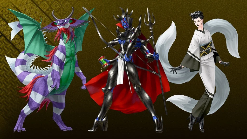 『KAZUMA KANEKO'S ツクヨミ』に登場する神魔たち