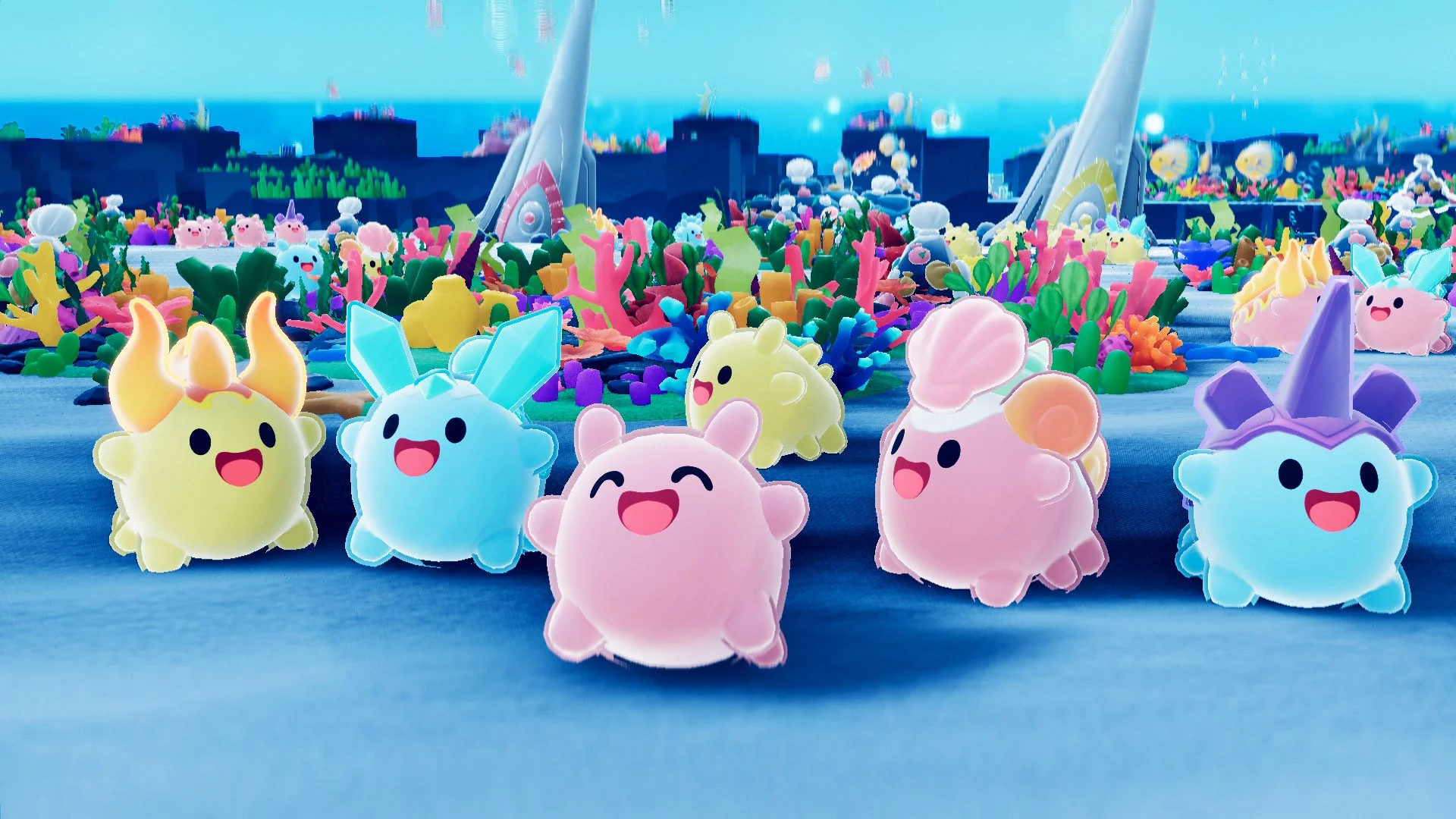 「NAMAKORIUM」のカラフルなナマコたち