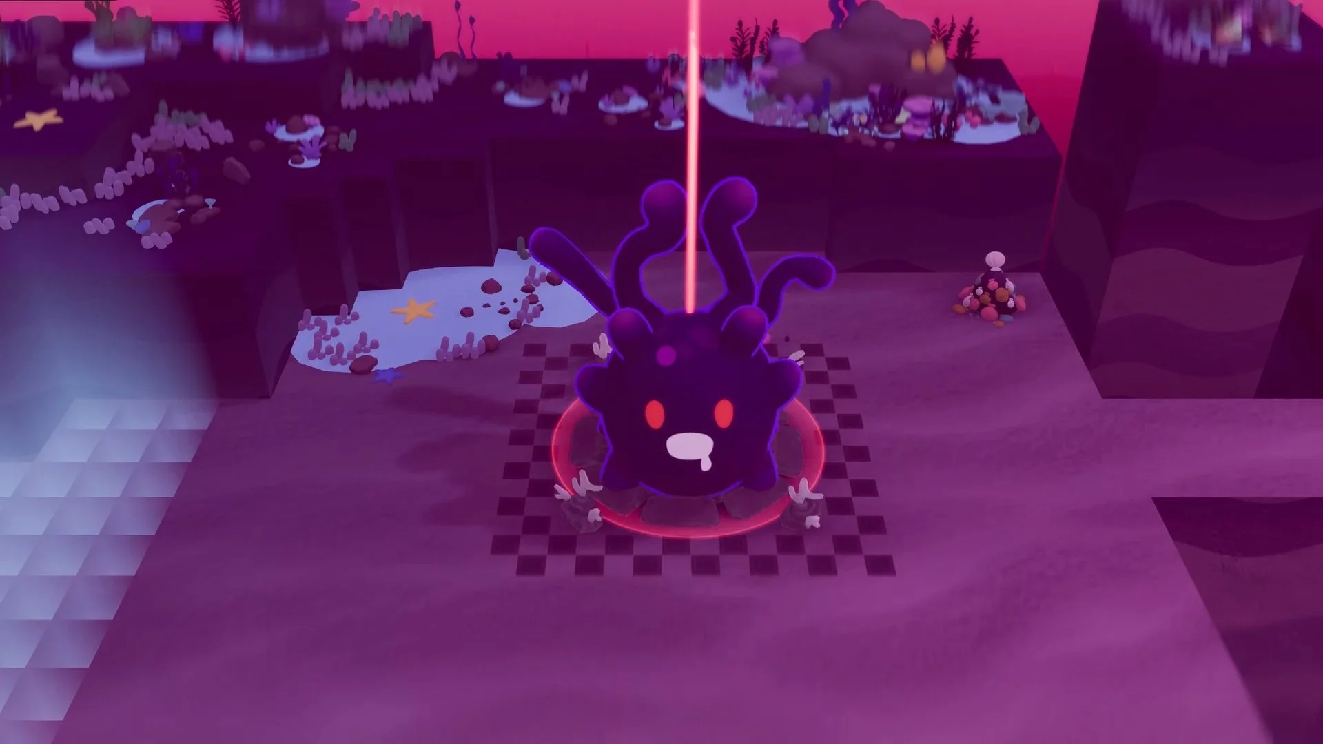 ゲームに登場する敵キャラクター「オケガレ様」の単体画像