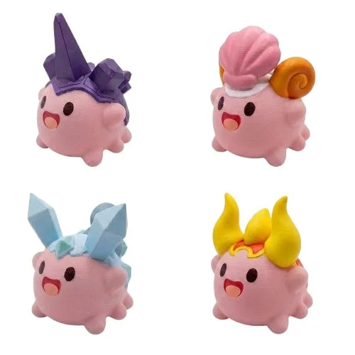 クラウドファンディング返礼品のナマコミニフィギュア4種セット