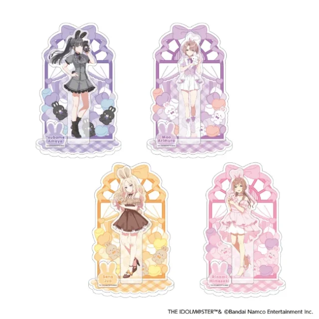 学園アイドルマスター ジオラマアクリルフィギュアvol.3の4種類のデザイン