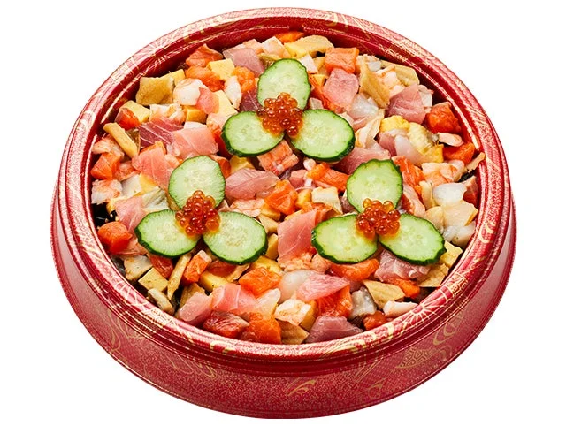 9種具材の海鮮ばらちらしファミリーサイズ