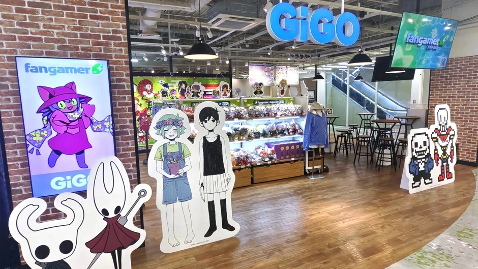Fangamer Japan in GiGO【KYOTO】店舗内の様子