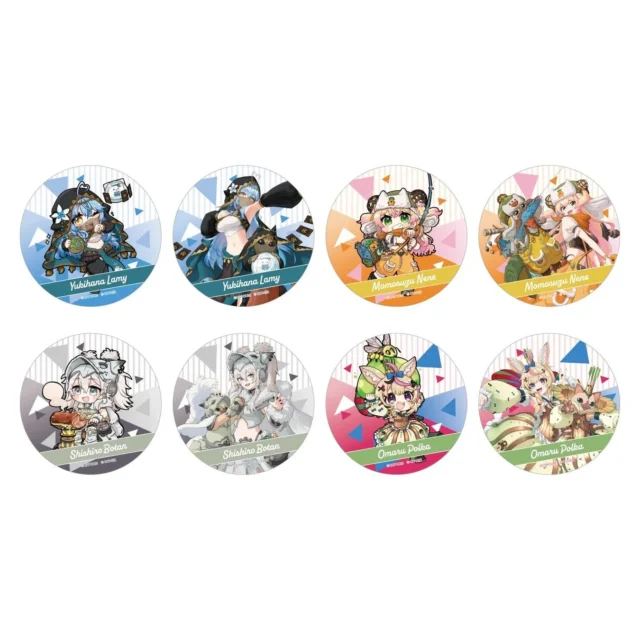 コラボカフェで配布されるオリジナルコースター全8種