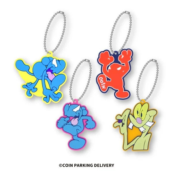 COIN PARKING DELIVERY×GiGOキャンペーン限定ラバーマスコット全4種