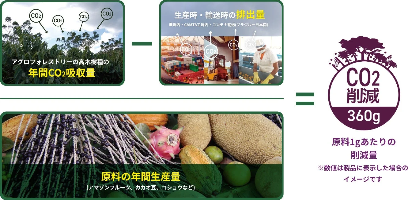 CO2削減マークの算出方法とアグロフォレストリー