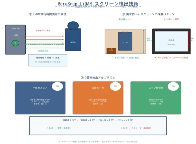 VeraSnap LiDARスクリーン検出技術の全体像