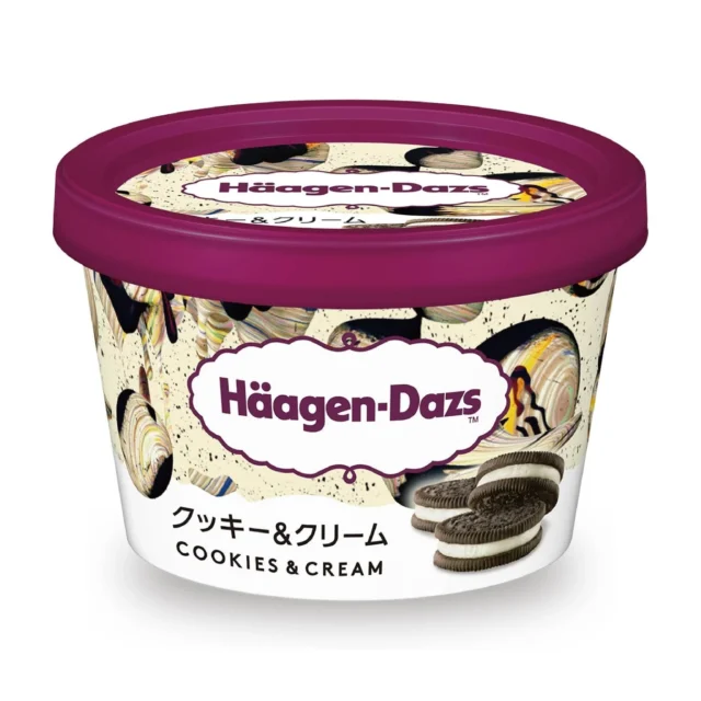 ハーゲンダッツ クッキー&クリームのパッケージ
