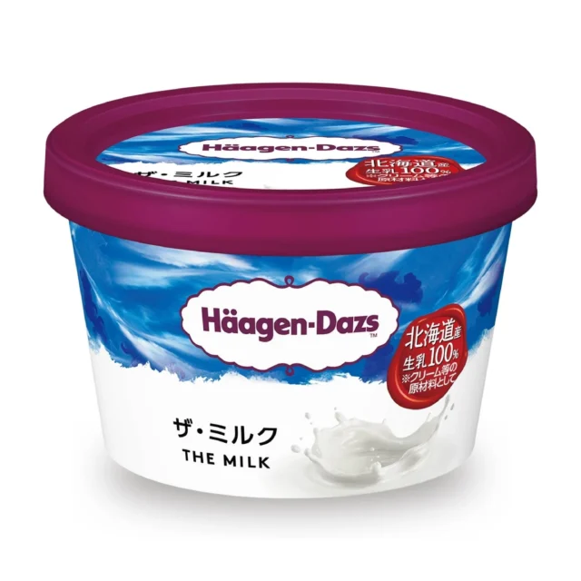 ハーゲンダッツ ザ・ミルクのパッケージ