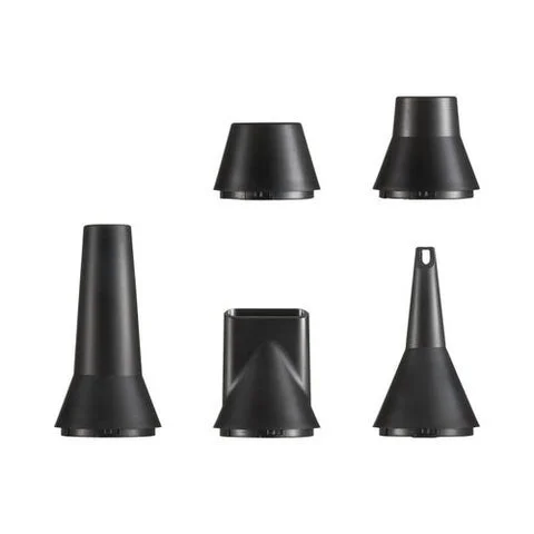 電動エアダスターに付属する5種類のノズルパーツ