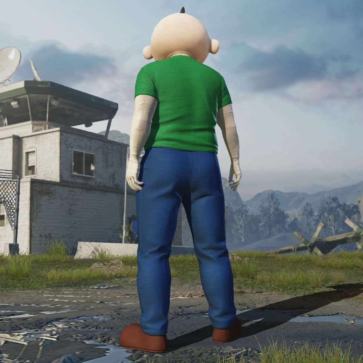 パンパンくんコラボ衣装セット(背面)