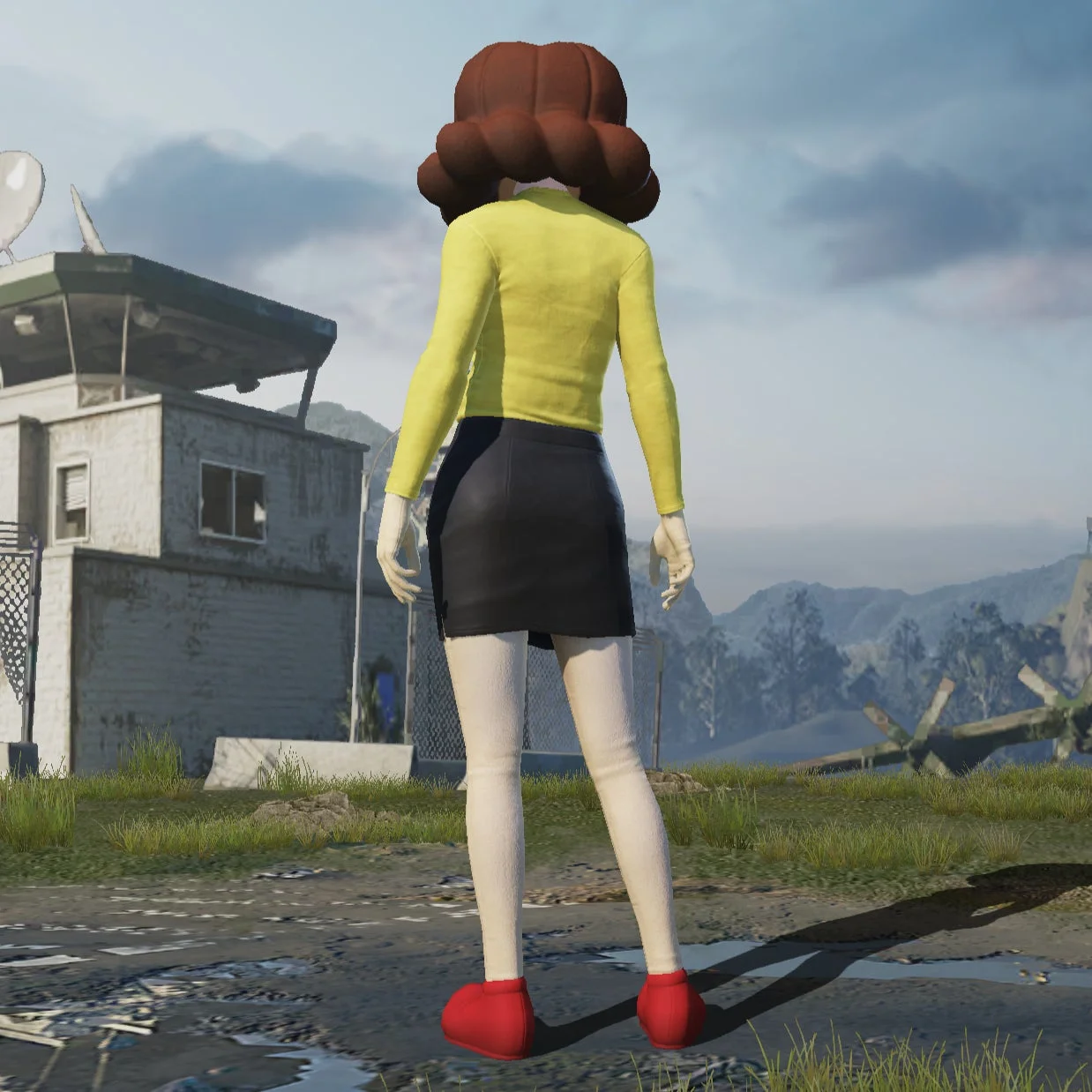 オクジコラボ衣装セット(背面)