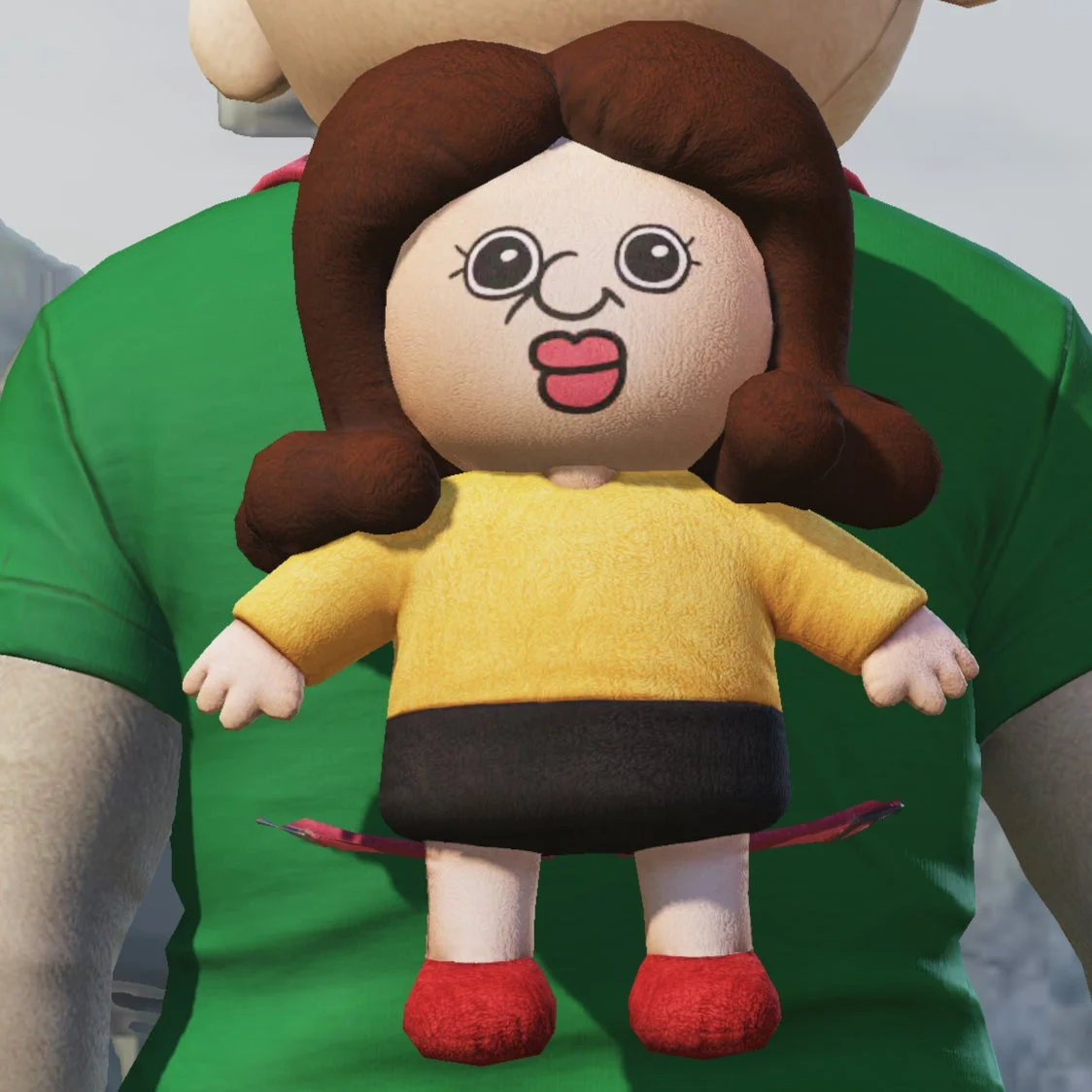 『パンパンくんの日常』コラボのオクジ型バックパックスキン