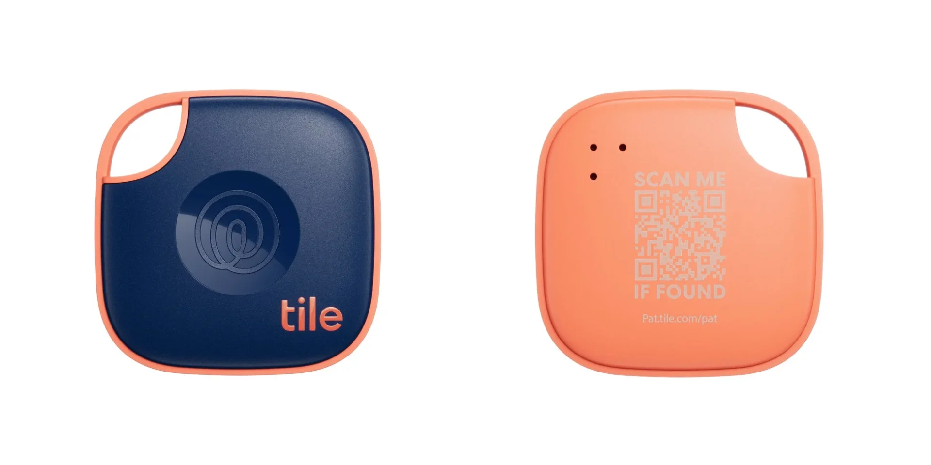 Tile Mateネイビーの表と裏