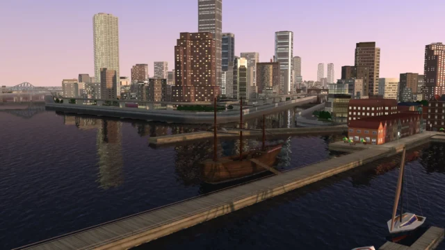 A列車で行こう9 Evolutionの港湾都市景観